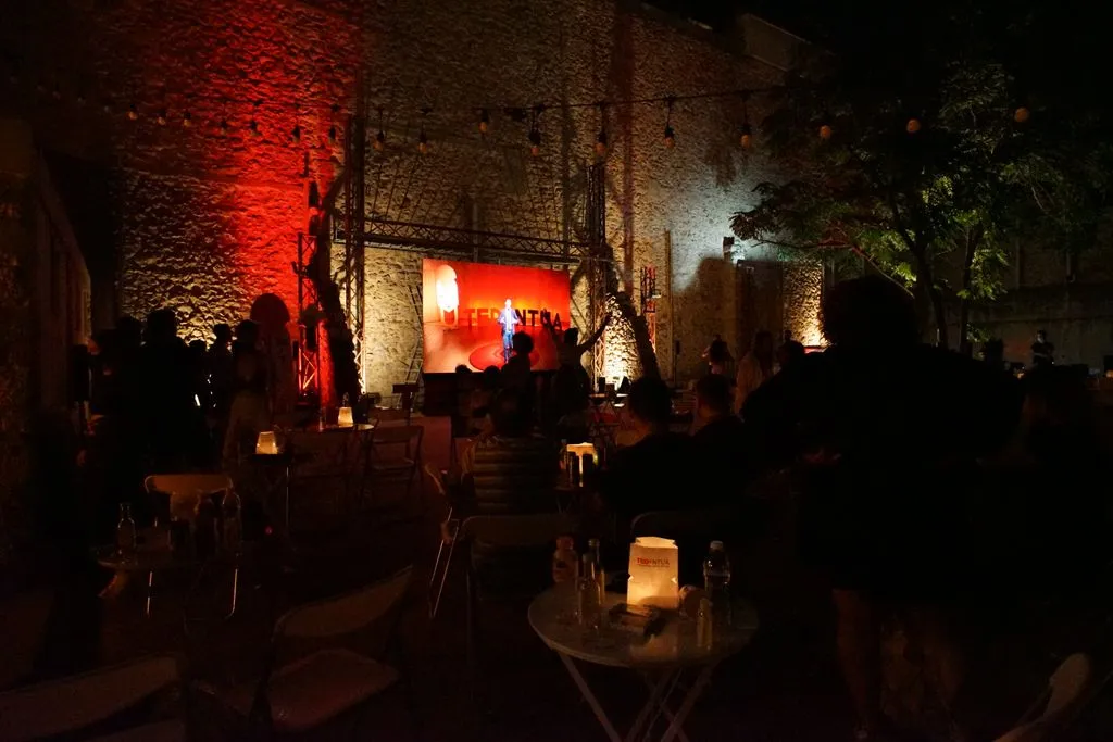 Open-Air cinema at night ALT